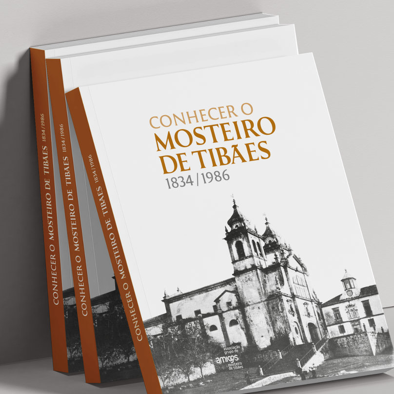 Cover of the book "Conhecer o Mosteiro de Tibães (1834-1986)"